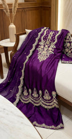 Chahat | 3 Piece | Stitched Suit | Purple